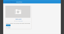 Desktop Screenshot of locusnovus.com